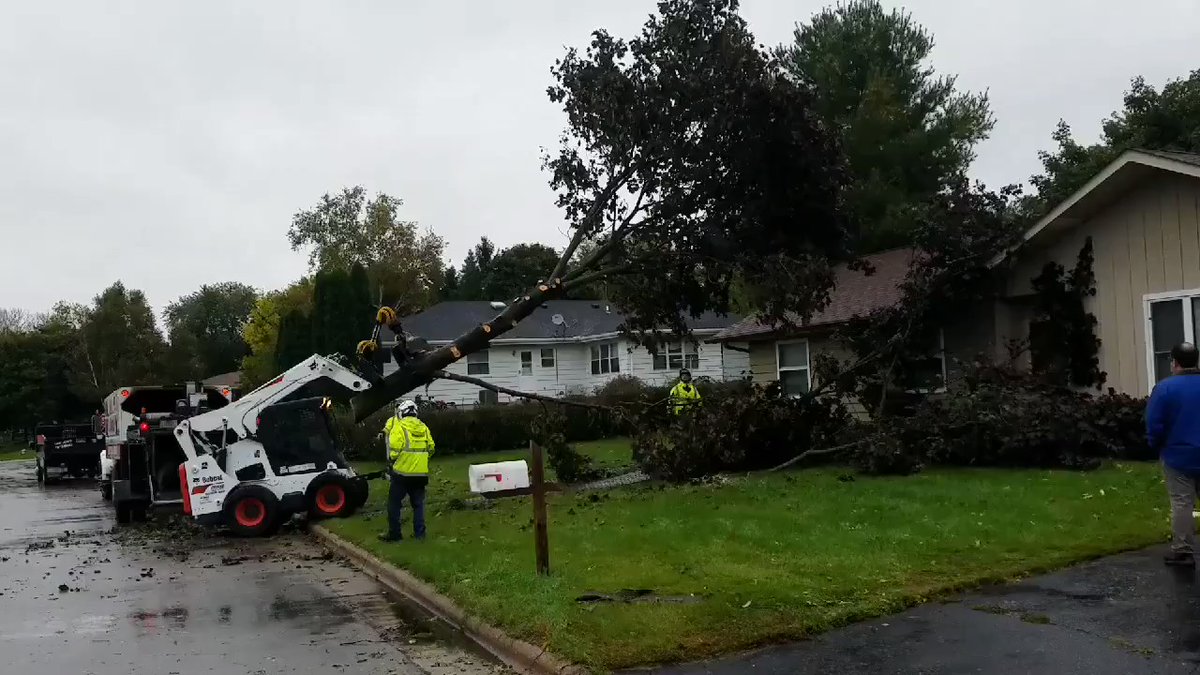 Fort Atkinson where they are cleaning up from a possible tornado overnight.