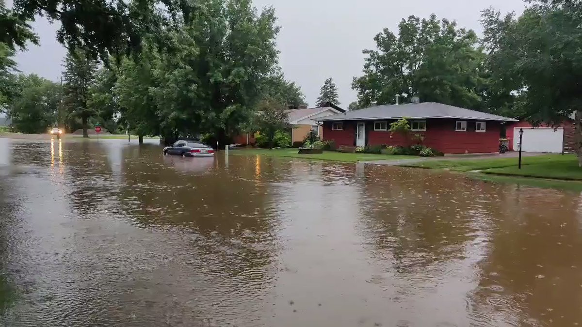 Hwy 63 SB is CLOSED due to flooding in Baldwin, Wisconsin. Be careful ...