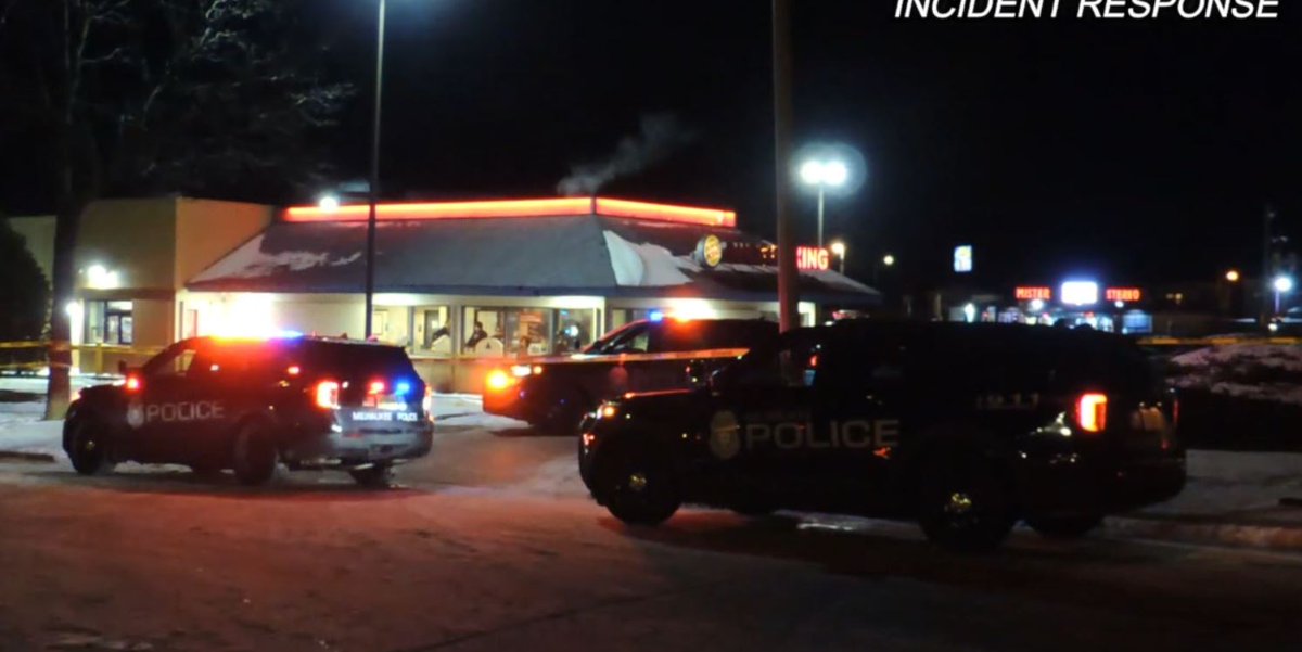 Fatal shooting at Burger King at 51st/Capitol. A 16-year-old girl has died from her injuries. MPD say the shooting appears to be related to a robbery.