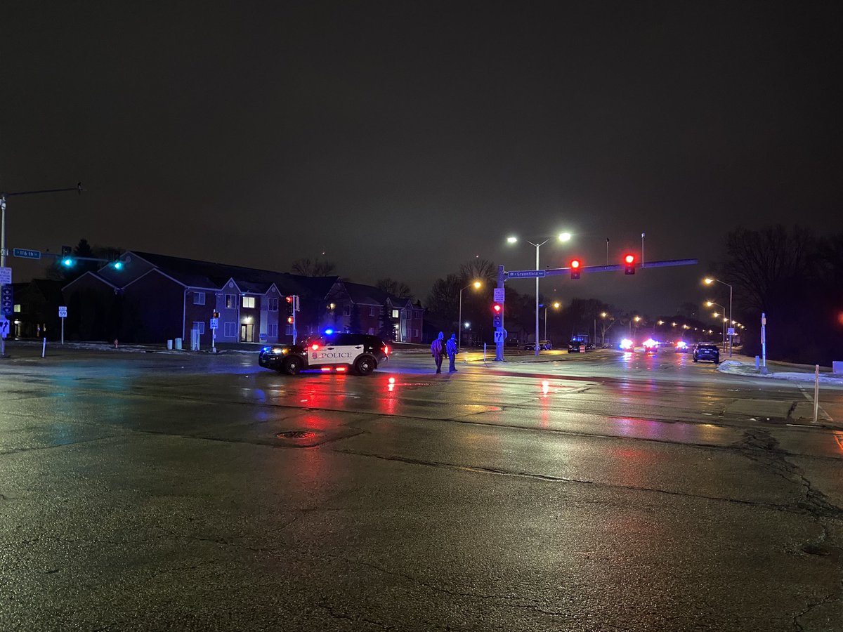 Shots were fired at officers around 1030pm last night near 116th and Greenfield in West Allis. This was the scene around 1230am. SWAT and a Bearcat were leaving the scene around that time 