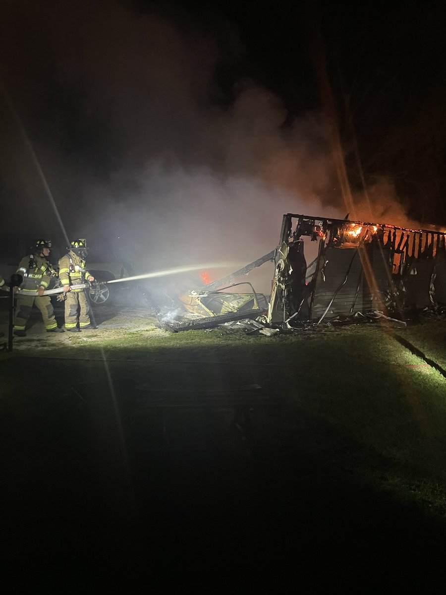 FDLFR companies responded to a detached garage fire at 430 Grove St