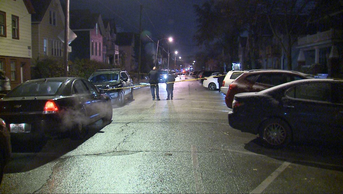 Milwaukee Police on scene of a shooting on Milwaukee's east side. Police say they respond to the  1800 block of N. Warren Ave around 11:30pm. A 39 yr old Milwaukee woman, sustained a gunshot wound and was conveyed to a local hospital for treatment