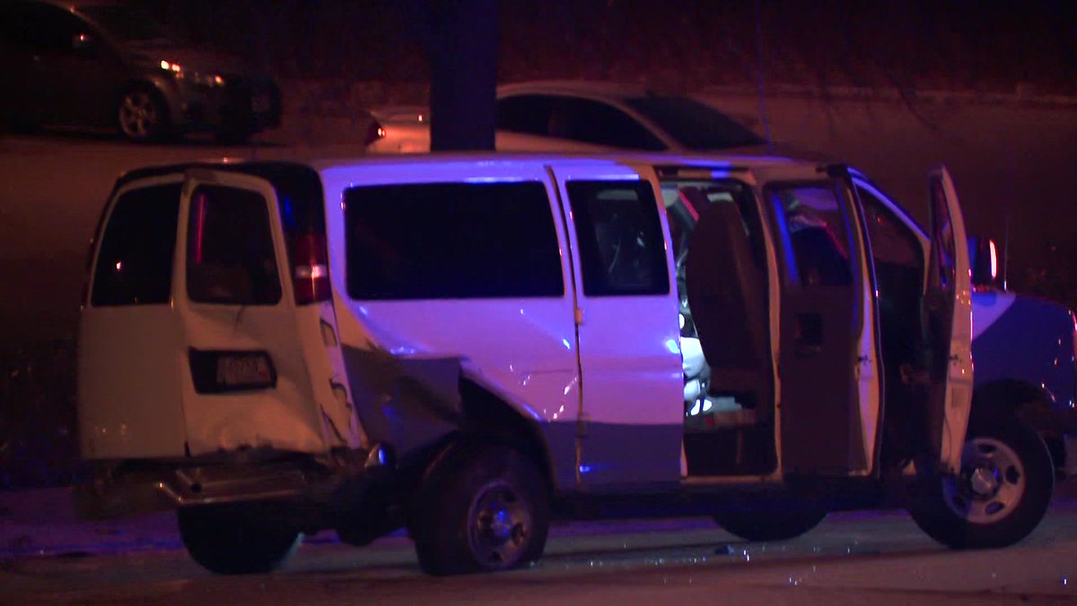 Crash near 13th and Howard, up to 8 children suffered minor injuries