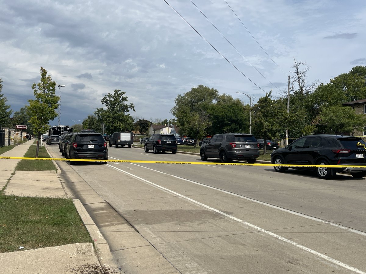 Three Milwaukee police officers have been shot near 91st and Custer on Thursday, Sept. 5 -- a police source confirmed to CBS 58. 