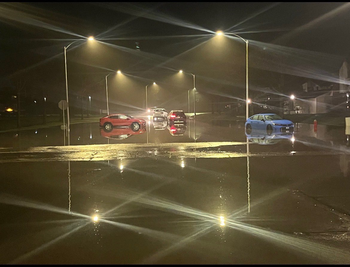 Police are trying to help free stuck cars near 107th.