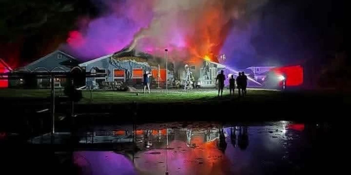 A group of friends broke down a door and ran into a burning Wisconsin home to help a family trapped inside